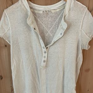 Free People We the Free Short Sleeve Henley